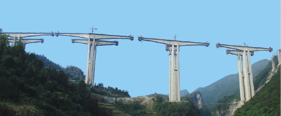 湖北沪蓉西高速 全景图